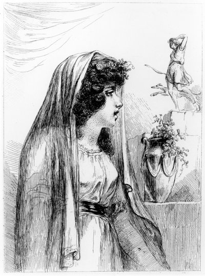 Lady Hamilton como Diana-Hécate, 1791 de Dominique Vivant Denon