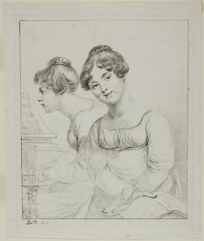Madame Lavallée y Madame de Valory de Dominique Vivant Denon
