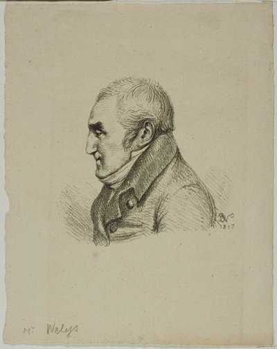 Retrato de Monsieur Nelys de perfil de Dominique Vivant Denon