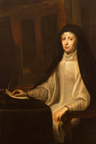 Mariana de Austria (detalle) de Don Juan Carreno de Miranda