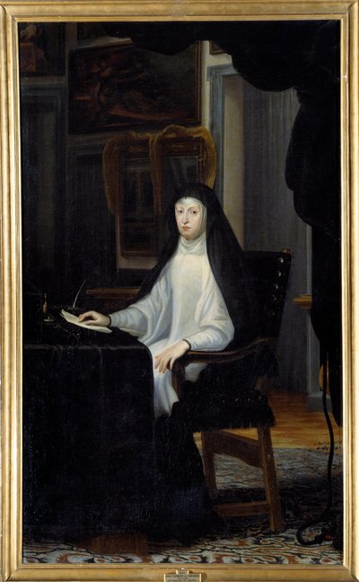 Retrato de la Reina Mariana de Austria en viudez de Don Juan Carreno de Miranda