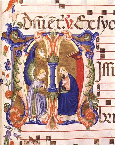 Ms 572 f.147r Inicial historiada 