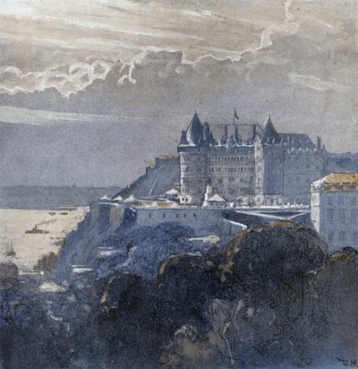 Quebec y el Chateau Frontenac de Donald (after) Maxwell
