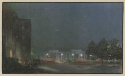 Luz de estrellas y Hyde Park Corner de Donald Maxwell
