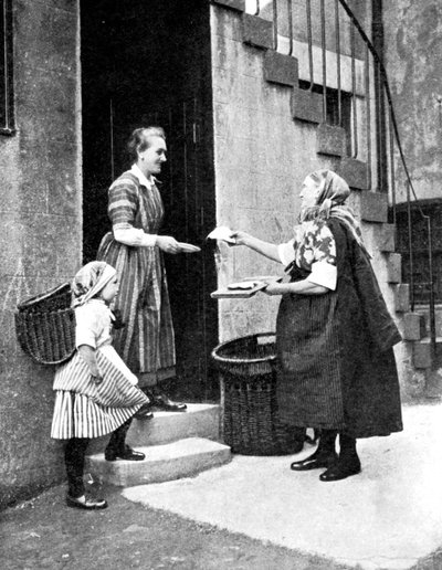 Vendedora de pescado, Escocia, 1936 de Donald McLeish