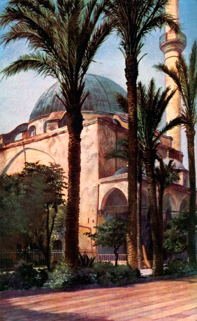 Mezquita de Jezzar Pasha, Acre, Palestina, c1930s de Donald McLeish
