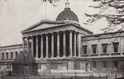University College, Gower Street, Bloomsbury, Londres (foto en blanco y negro) de Donald McLeish