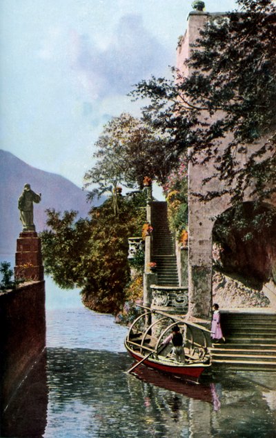 Villa del Balbianello, Lenno, Lago de Como, Italia, c1930s de Donald McLeish