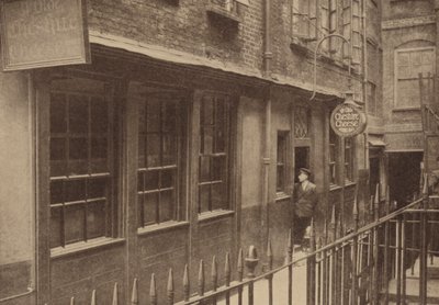 Ye Olde Cheshire Cheese Pub (foto en blanco y negro) de Donald McLeish