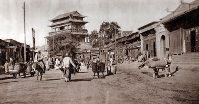 Te Shih Men, puerta de la Victoria, Pekín de Donald Mennie