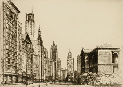 Chicago, Michigan Avenue no. 1 de Donald Shaw MacLaughlan