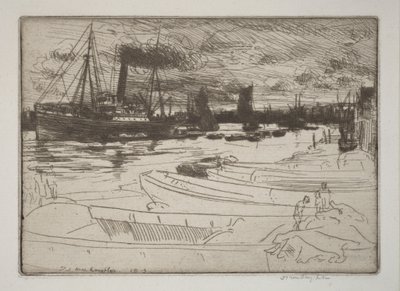 Luz vespertina de Donald Shaw MacLaughlan