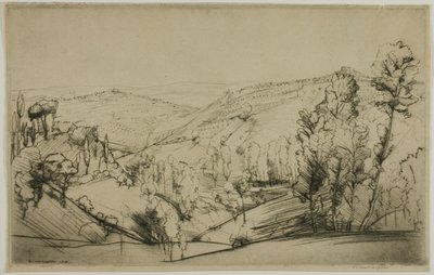 Campos de San Gimignano de Donald Shaw MacLaughlan