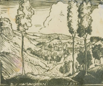 Paisaje de Donald Shaw MacLaughlan