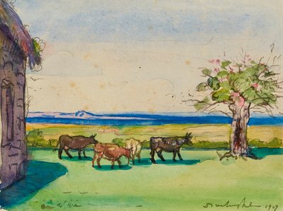 Paisaje, Bretaña de Donald Shaw MacLaughlan