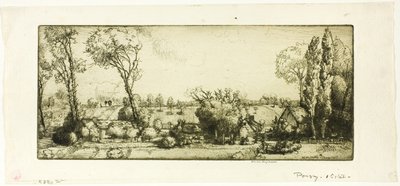 Paisaje, Poigny de Donald Shaw MacLaughlan
