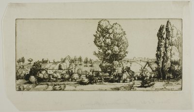 Paisaje, Poigny de Donald Shaw MacLaughlan