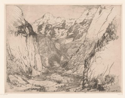 Valle de Lauterbrunnen Lauterbrunnen de Donald Shaw MacLaughlan