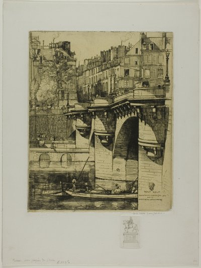 Le Pont Neuf, París de Donald Shaw MacLaughlan