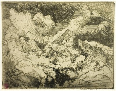 Picos de montaña de Donald Shaw MacLaughlan