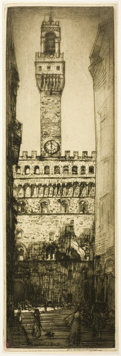 Palazzo Vecchio, Florencia de Donald Shaw MacLaughlan