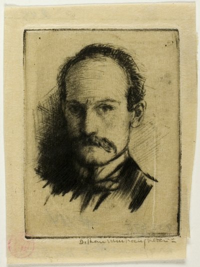 Retrato del artista de Donald Shaw MacLaughlan