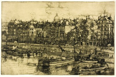 Quai des Grands Augustine, París de Donald Shaw MacLaughlan