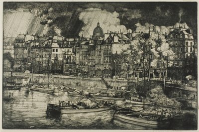 Quai des Grands Augustins, París de Donald Shaw MacLaughlan