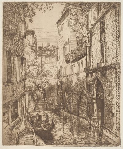 Río delle Verona, Venecia de Donald Shaw MacLaughlan