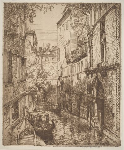 Rio delle Verona, Venecia de Donald Shaw MacLaughlan
