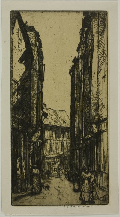 Calle des Halles, Vannes, Bretaña de Donald Shaw MacLaughlan
