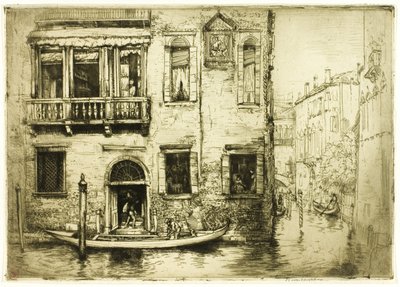 El canal del pequeño santo, Venecia de Donald Shaw MacLaughlan