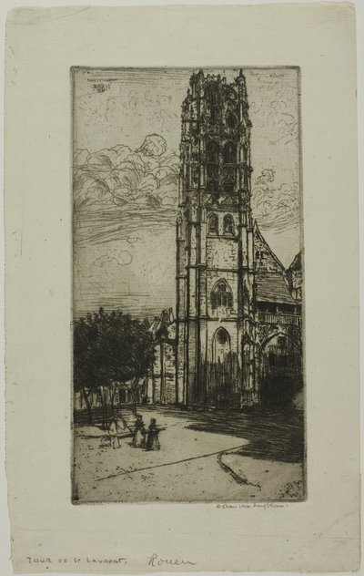 Torre St. Laurent, Rouen de Donald Shaw MacLaughlan