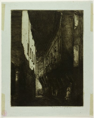 Via San Vitale, Bolonia de Donald Shaw MacLaughlan