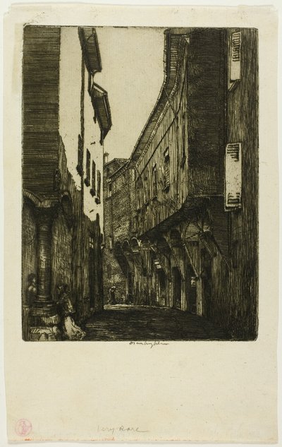 Via San Vitale, Bolonia de Donald Shaw MacLaughlan