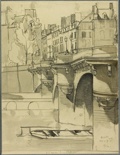 Vista del Pont Neuf de Donald Shaw MacLaughlan