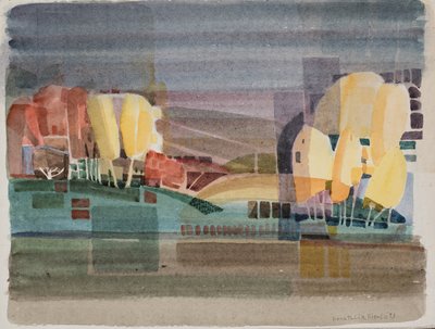 Paisaje abstracto de Donatella Merlo