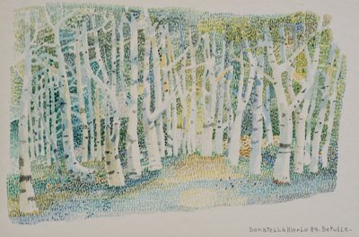 Bosque de abedules de Donatella Merlo
