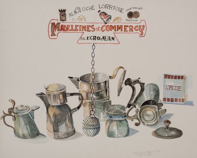 Café o té, 2012 (acuarela sobre papel) de Donatella Merlo