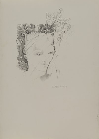 Retrato en el espejo de Donatella Merlo