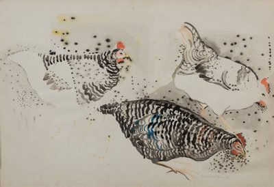 Tres pollos de Donatella Merlo