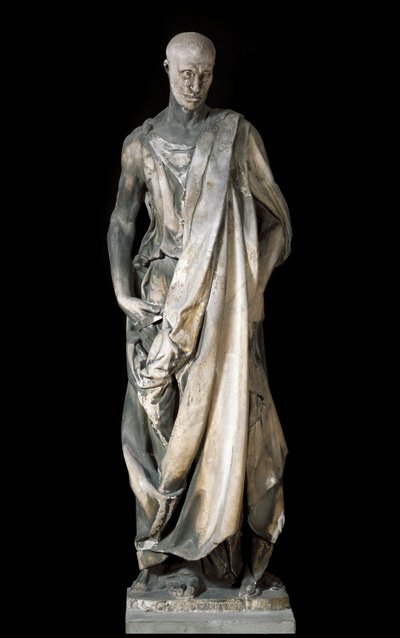 Abacuc (detto lo Zuccone) o Eliseo. Escultura de mármol de Donatello de Donatello