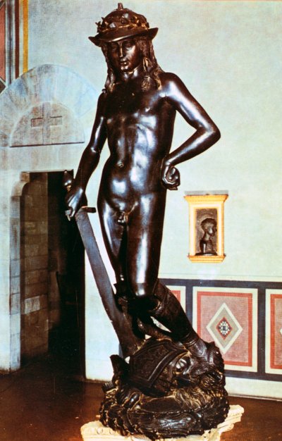 Estatua de bronce de David, c1430-1440 de Donatello