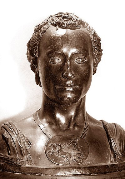 Busto de un caballero de Donatello