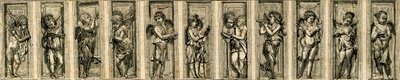 Querubines, relieves en bronce de Donatello (1386-1466), basílica de San Antonio de Padua, Padua, Véneto, Italia. de Donatello