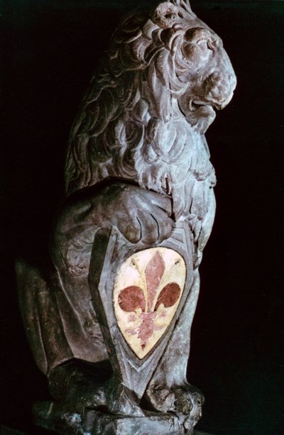 León heráldico de Donatello