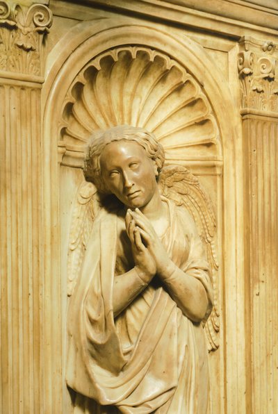 Una de las tres virtudes teologales (detalle) de Donatello