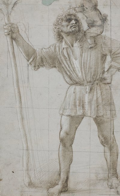 San Cristóbal con el Niño Jesús de Donato Bramante