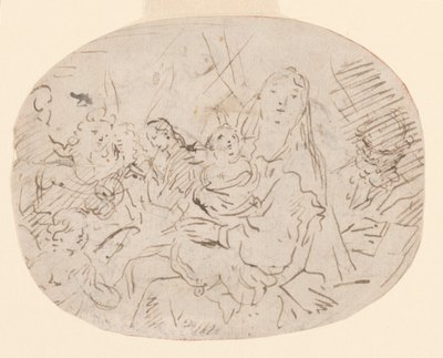 Adoración de los ángeles de Donato Creti