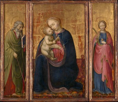 Madonna y Niño con los Santos Felipe y Inés, ca. 1425-30 de Donato de